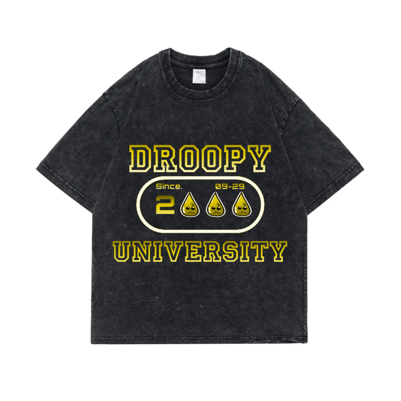 DROOPY ACID WASH T-SHIRT