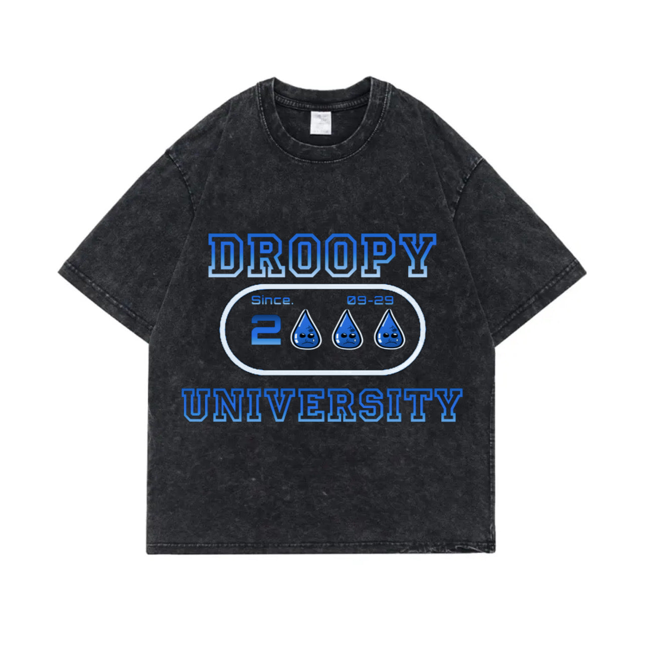 DROOPY ACID WASH T-SHIRT