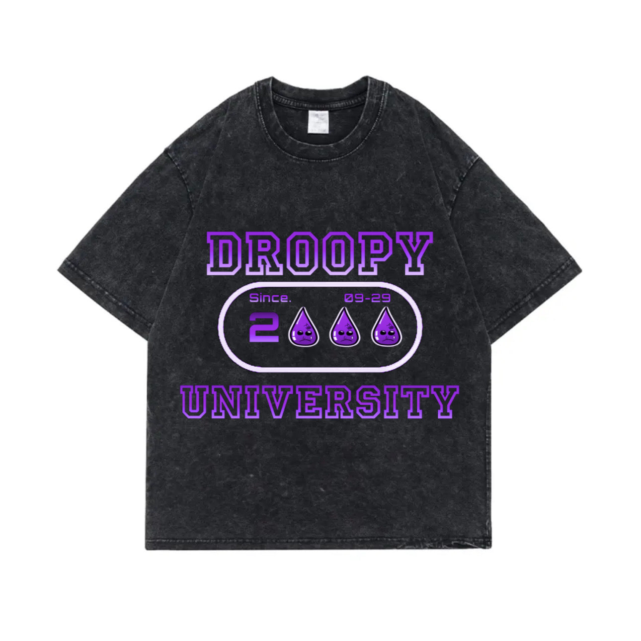DROOPY ACID WASH T-SHIRT