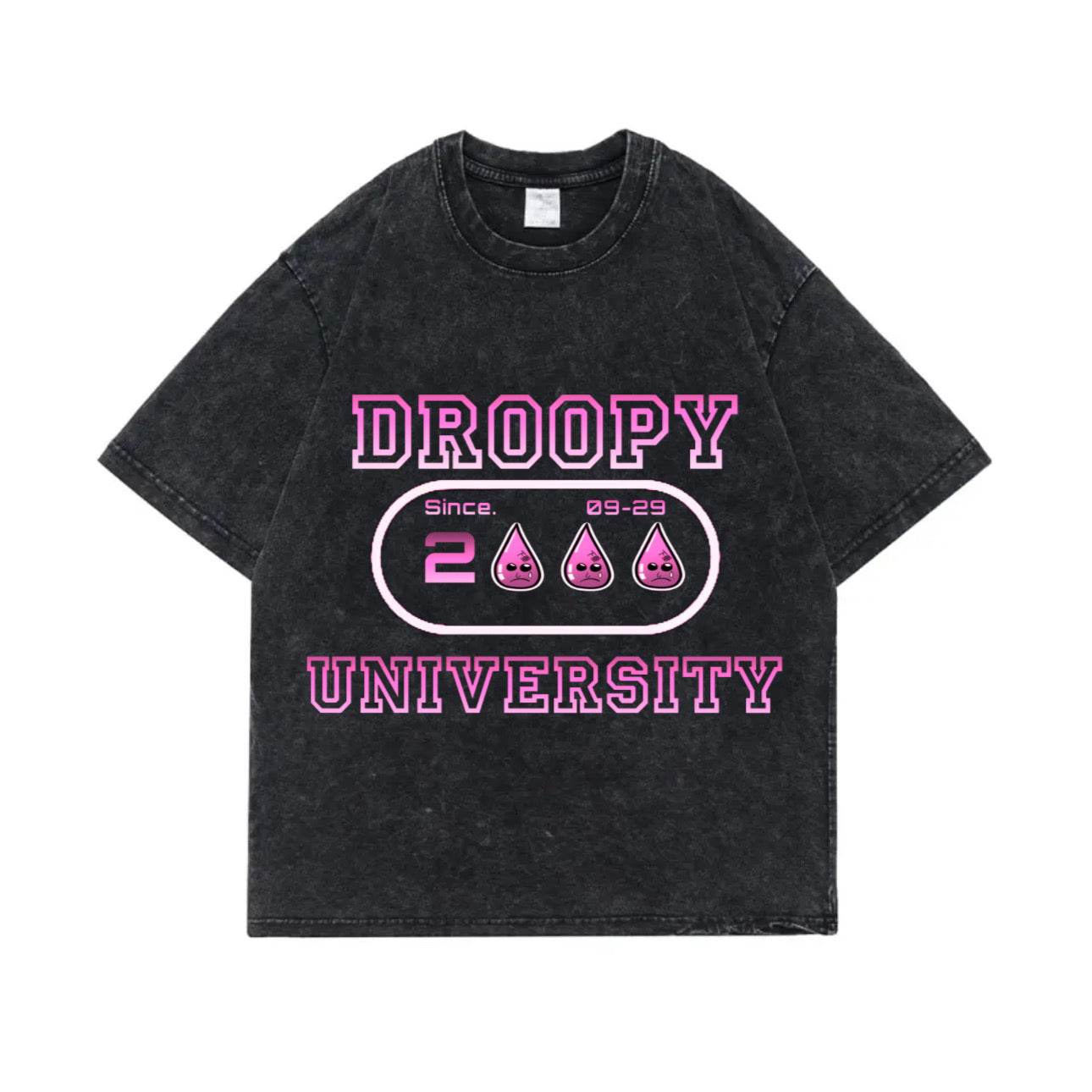 DROOPY ACID WASH T-SHIRT