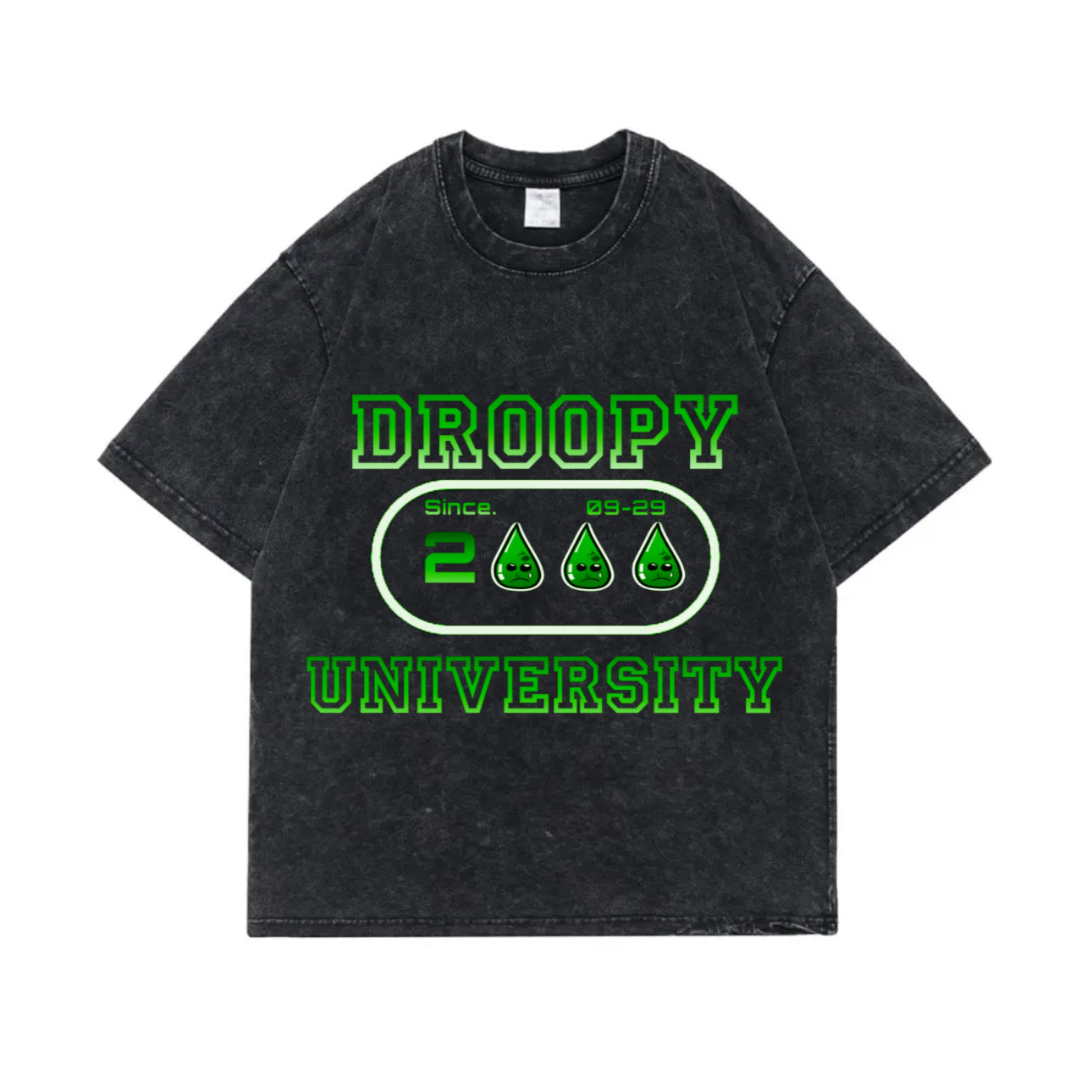 DROOPY ACID WASH T-SHIRT