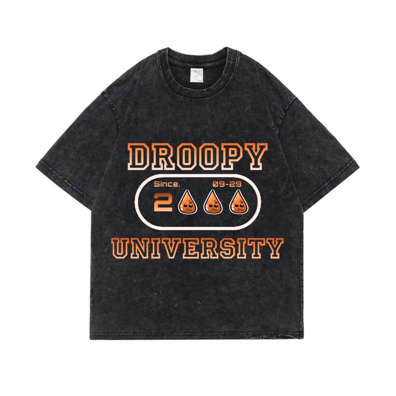 DROOPY ACID WASH T-SHIRT